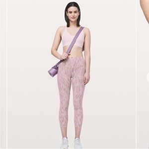 Lululemon Wunder Under 7/8 Tight Luon Arrow Jacquard Antique Bark Copper Coil 10